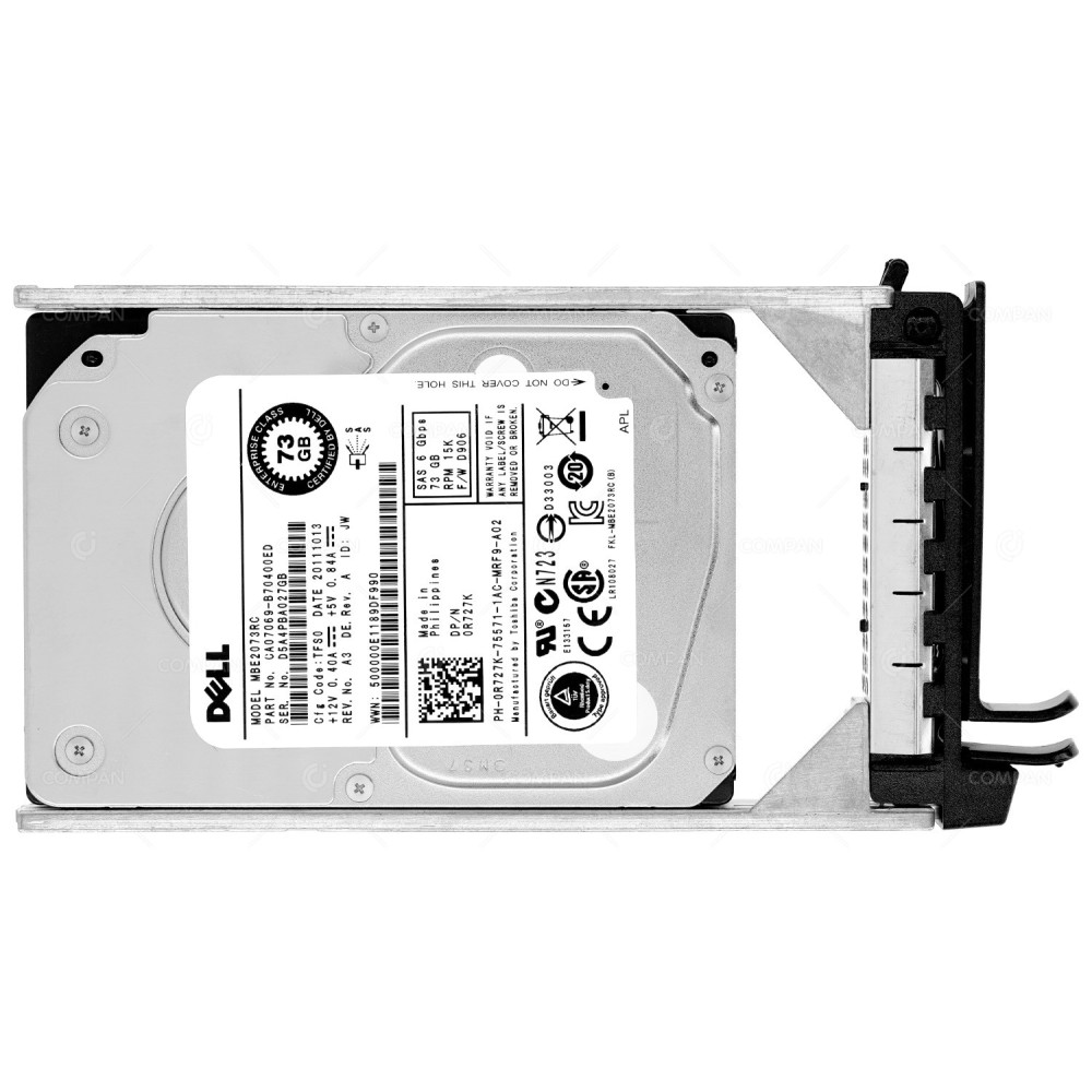 R727K DELL 73GB 15K SAS 6G 2.5" SFF HOT-SWAP